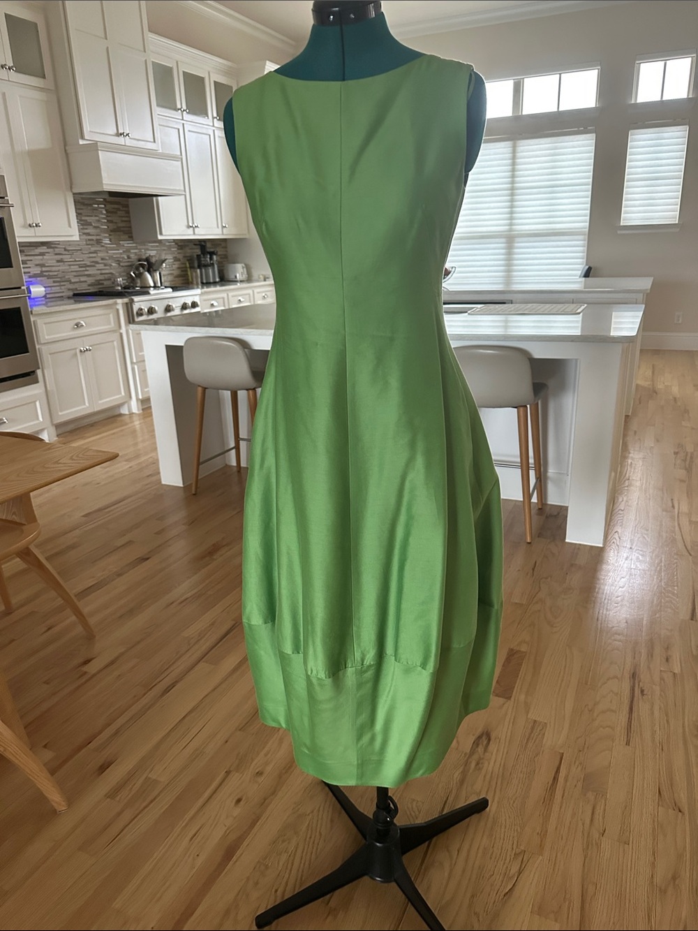 COS Sleeveless Lime Green A-Line Dress